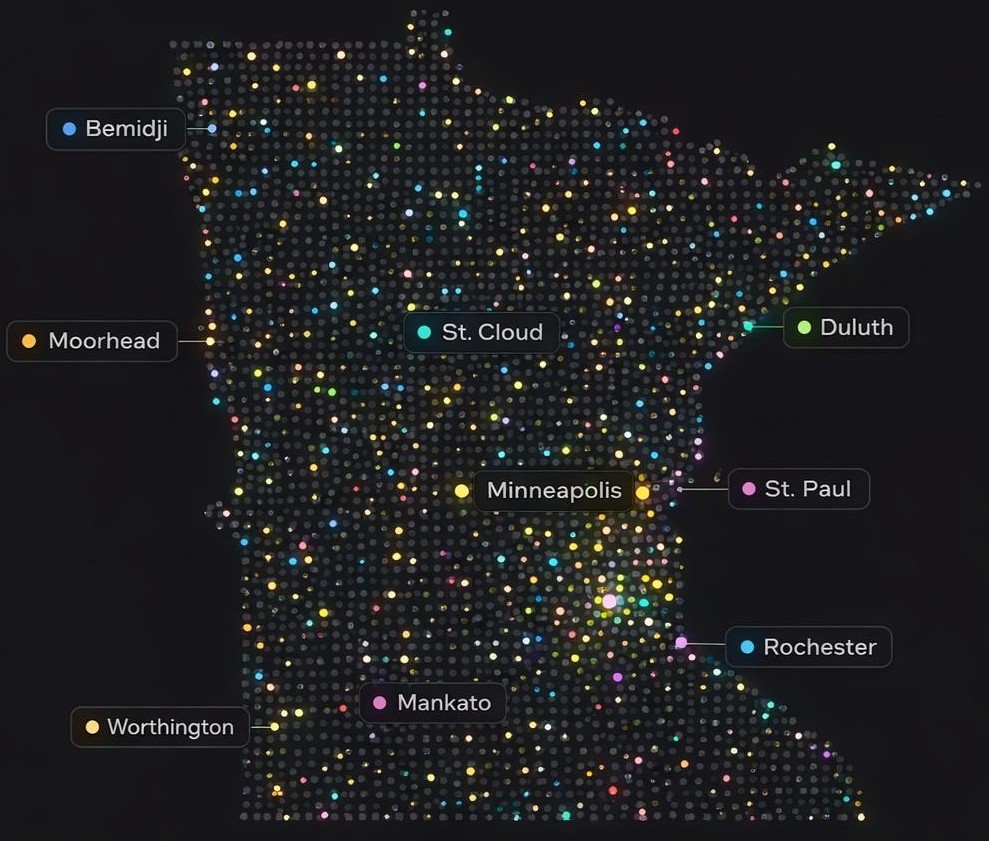 Minnesota Districts Map